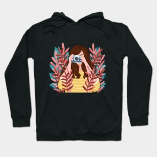 girl with camera photography Hoodie